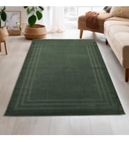 Latte Yumuşak Peluş Yeşil Çocuk Odası Oturma Odası Salon Mutfak Halısı Y495A
