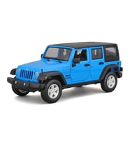 1:24 2015 Jeep Wrangler Unlimited Model Araba 31268 - Mavi