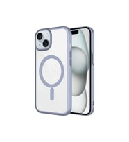 Apple iPhone 15 Uyumlu Kılıf Wireless Şarj Özellikli Sert PC Zore Mat Riksos M-safe Kapak (Gri)