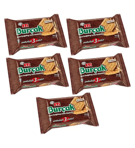 Burcak Biskuvi 393 Gr 3x131 gr 5 Paket