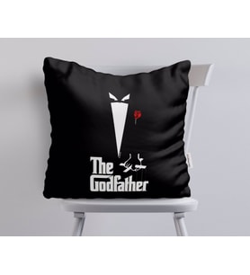 BK Home Godfather Baba Tasarımlı Beyaz Yastık-25
