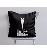 BK Home Godfather Baba Tasarımlı Beyaz Yastık-25
