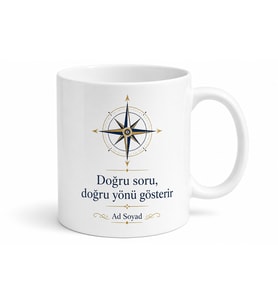 Danışmanlık Firması Hediye Kupa Bardak Özel Tasarım Baskılı Porselen Mug