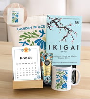 Çanta &  Ikigai & Krem & Takvim & Kupa Hediye Seti