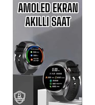 Mey İthalat® Akıllı Saat Bluetooth Bağlantılı Amoled Ekran Uyku Takibi