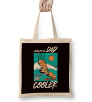 Windsurfer Dad Windsurfing Father Water Sports Surfer Ocean Bez Çanta Uzun Saplı