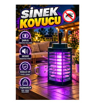 Şarjlı UV Sivrisinek Öldürücü Lamba Taşınabilir Sessiz Tasarım