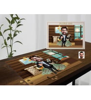 BK Gift Kişiye Özel Baba Tasarımlı 1000 Parça Profesyonel Puzzle-5, 1000 Puzzle, Arkadaşa Hediye