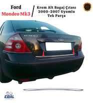 Ford Mondeo MK3 Krom Alt Bagaj Çıtası 2000-2007 P. Çelik