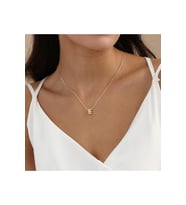 E Harfi Tasarım 925 Ayar Gümüş Kaplama Harfli Kolye Isimli Kişiye Özel Kolye Hediye Paketli Kutulu