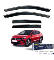Drs Tuning Taigo Uyumlu Kromlu Cam Rüzgarlığı Parça