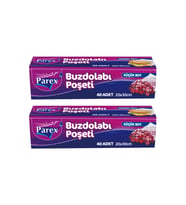 40’li Buzdolabı Poşeti Küçük Boy 20 x 30 cm İkili Paket