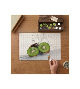 Kivi Meyvesi Tasarımı 240 parça Ahşap Puzzle Ahşap Kutuda MP01847