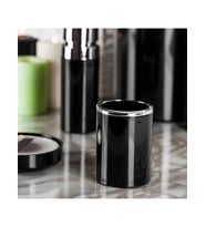 Ansan ANS E33-06 Lenox Siyah Plastik Diş Fırçalık 8 x 10,5 cm