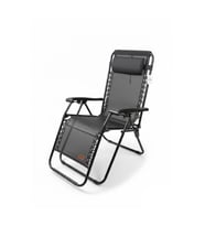 Madfox EasyRest Katlanır Şezlong Sandalye (Gri)