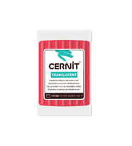 Cernit Translucent (Transparan) Polimer Kil 56 gr 474 Ruby Red 