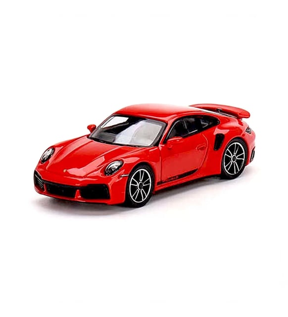 Porsche 911 turbo ミニカー 限定版 赤 Mini GT 1:64 Porsche 911 Turbo S Guards Red