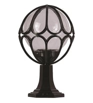 AVONNI BSU-68081-BSY-M2-KOP Siyah Boyalı Dış Mekan Aydınlatma E27 Aluminyum Akrilik Cam 30cm