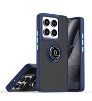 Xiaomi Mi 15 Kılıf Montreal Yüzüklü Silikon Kapak - Lacivert