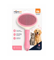 KEDİ TÜY TARAĞI BASMALI-PEMBE