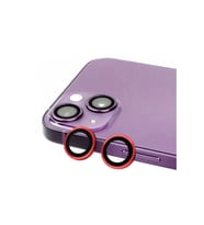 Apple iPhone 14 Plus Uyumlu Zore CL-07 Kamera Lens Koruyucu (Kırmızı)