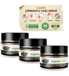 Çörek Otu Yağlı Masaj Kremi Kas Eklem 100 Ml X 3 Adet