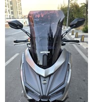 MOTOCAM Sym Cruisym 150 GT Ön Cam 2023-2026 Model 45cm Siyah Renkli 4mm