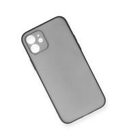 Durukar® iPhone 12 Kılıf PP Ultra İnce Kapak - Gri