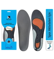 Ortosole Ark ve Jel Destekli Ortopedik Erkek Spor Tabanlığı 203-MM STANDART