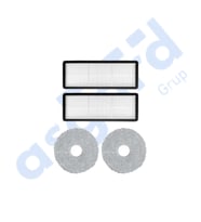 Roborock Qrevo Curv Uyumlu 2 Filtre 2 Mop PKT-iasgf0000632