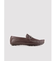 Erkek Hakiki Deri Kahverengi Loafer Ayakkabı