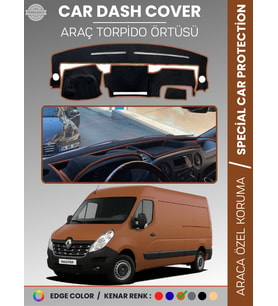 RENAULT MASTER 3 (2010-2021) Torpido Örtüsü Ön Göğüs Koruma Torpido Koruma Araca Özel Tam Uyum