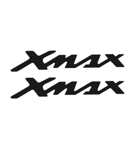 Yamaha Xmax Uyumlu Damla Yazı Siyah 22X4 Cm Sticker