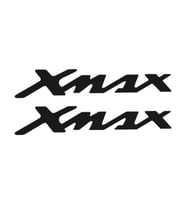 Yamaha Xmax Uyumlu Damla Yazı Siyah 22X4 Cm Sticker