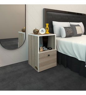 Kenzlife komodin yokatta crd 60*39*39 komidin kitaplık ayakkabılık kapaklı arkalıklı (Karışık)