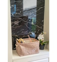 Keçe Kutu Dolap Içi Düzenleyici, Salon Aksesuarı, Çalışma Odası Düzenleyici Mini (Gri)