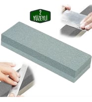 Bıçak Bileme Taşı Çift Taraflı Sulu Yağlı Biley Taşı Bileg Taşı Satır Bıçak Bile
