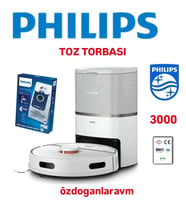Philips XU3110/02 Homerun 3000 Serisi Aqua Robot Süpürge Toz Torbası 4 adet