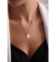 Kişiye Özel Şık Kedi Figürlü Kolye 925K Gümüş (Gold)
