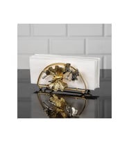 Şık Zamak Kelebek Peçetelik, 6x16x9cm, modern ve kullanışlı tasarım