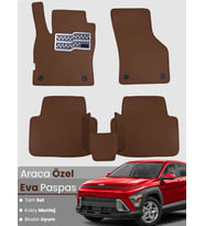 HYUNDAİ KONA (2018-2025) Uyumlu EVA Paspas Tam Set–Araca Özel,Kolay Montaj,Su Geçirmez
