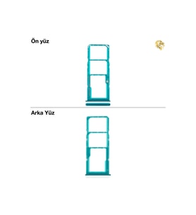 Samsung Galaxy A50S Sim İç Yuvası Çiftli Çiftli sim yuvası ikili sim tepsisi çiftli sim aparatı dual sim çekmecesi