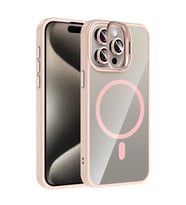 Joko Apple İphone 14 Pro Max Remim Lensli Magsafe Standlı Kapak - Pembe