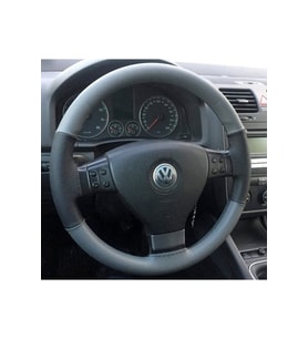 Volkswagen Golf V Uyumlu . Kasa Çift Renk Deri Direksiyon Kılıfı