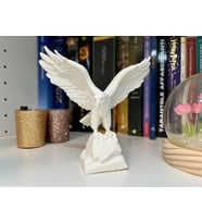 13CM Beyaz Renk KArtal Figürü 3D Masa Dekorasyonu Küçük Figür Dekoru