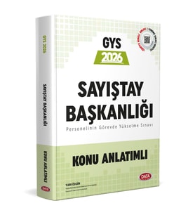 2026 GYS Sayıştay Başkanlığı Konu Anlatımlı Data Yayınları