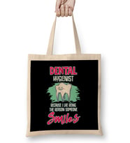 Dental Hygienist Being The Reason Someone Smiles Bez Çanta Uzun Saplı