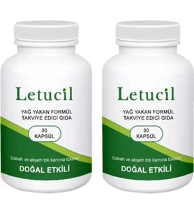 Letucil Dstklyci Ürün 30 Lu Yeşil Çay ve Biberiyeli Ero.tik Desteği x 2 Adet