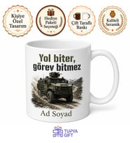 Özel Harekat Şoförüne Operasyon Bölgesi Zırhlı Araç Güvenli Sürüş Kupa Hediye Bardak