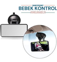 BabyPoint Ayarlanabilir Bebek Kontrol Aynası